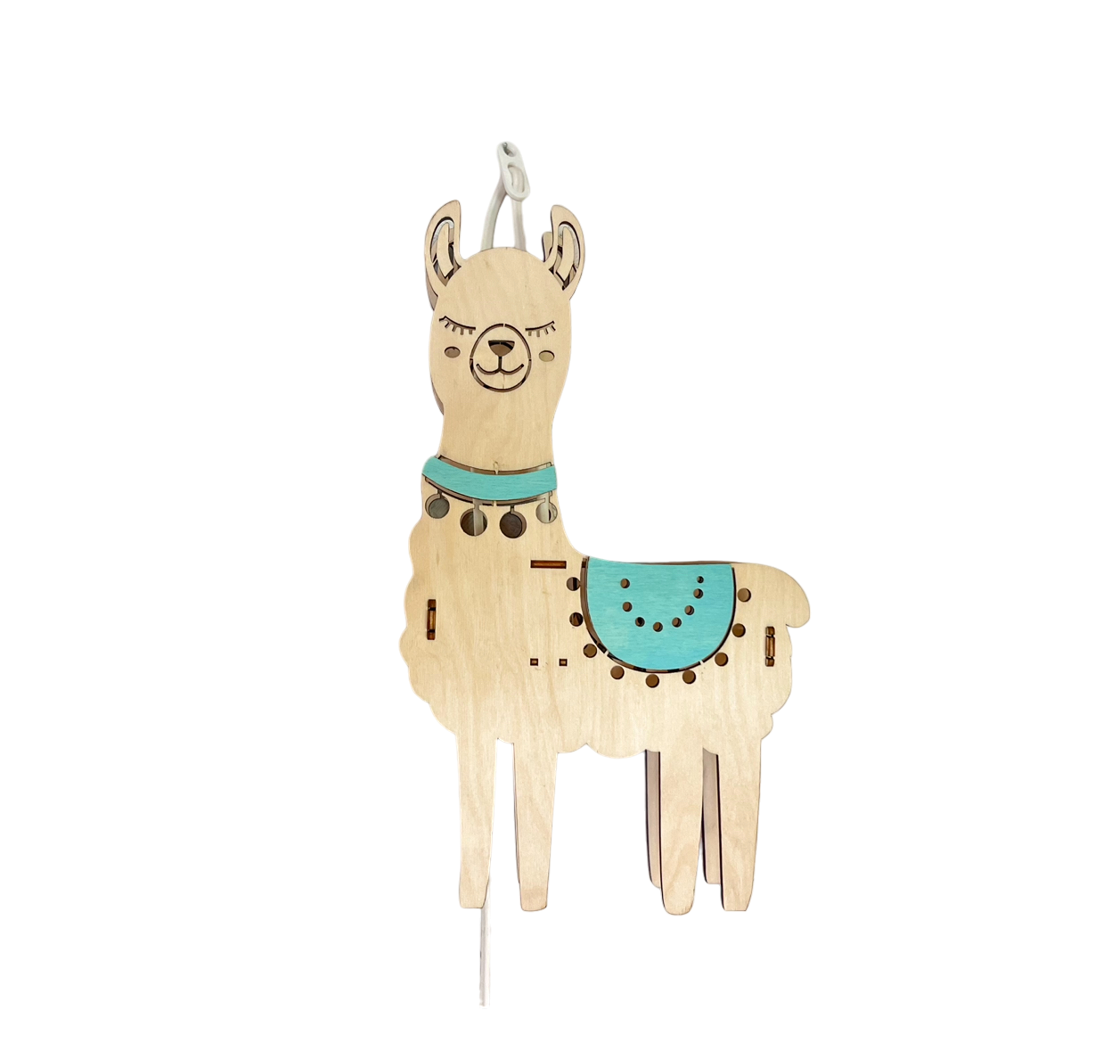 Holz Design Wandlampe Summer/ Lama, Kaktus, Flamingo – Træmore