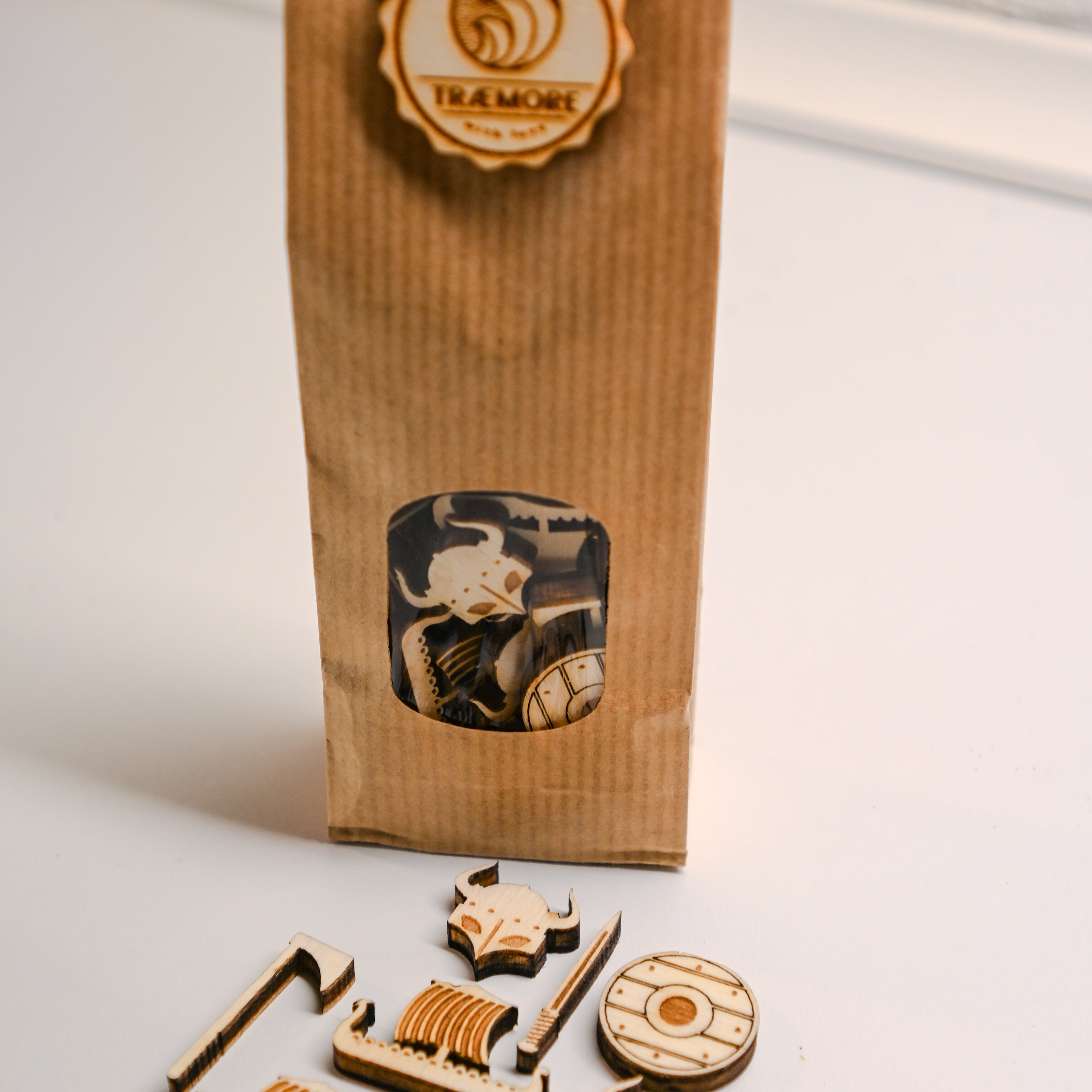 Holz Konfetti Wikinger Tischdekoration