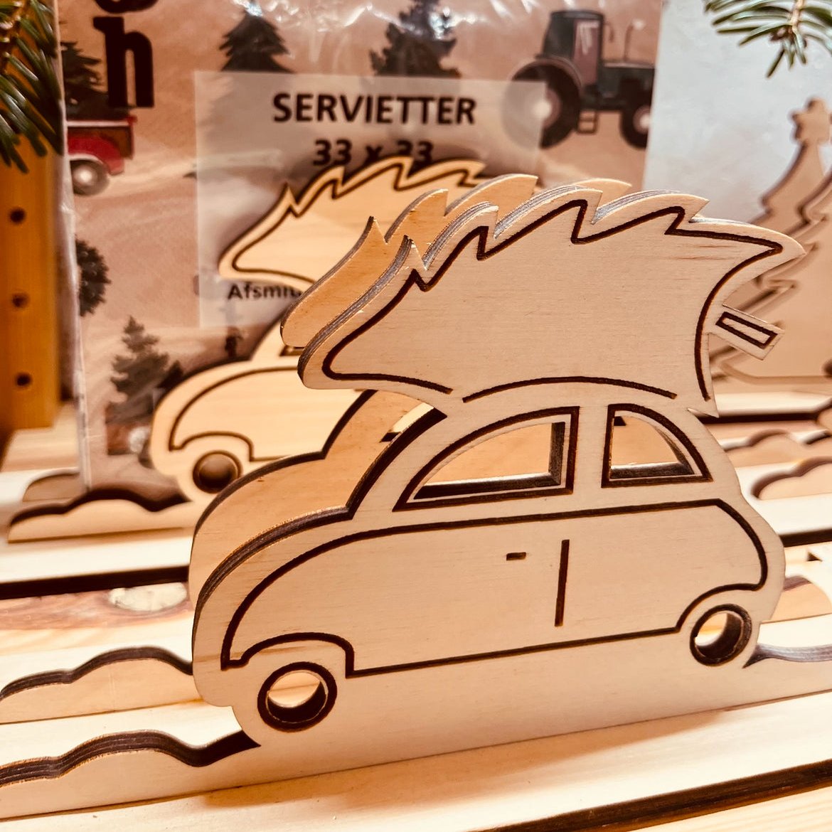 Serviettenständer aus Holz