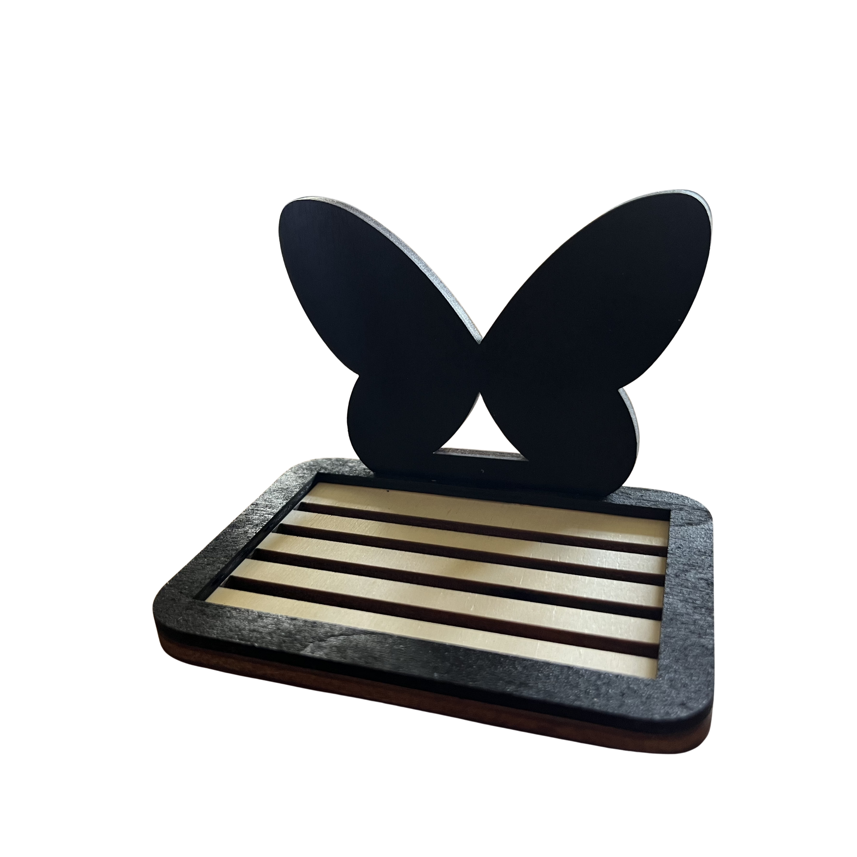 Seifenschale feste Seife – skandinavisches Design - Schmetterling | Træmore