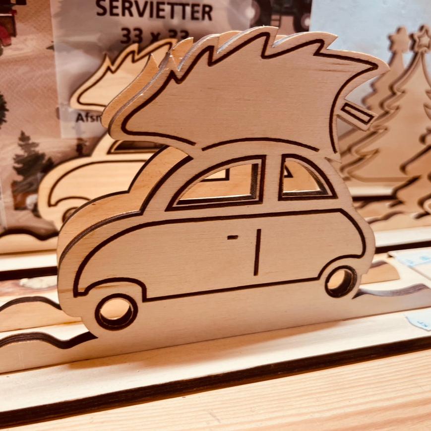 Wooden napkin holder