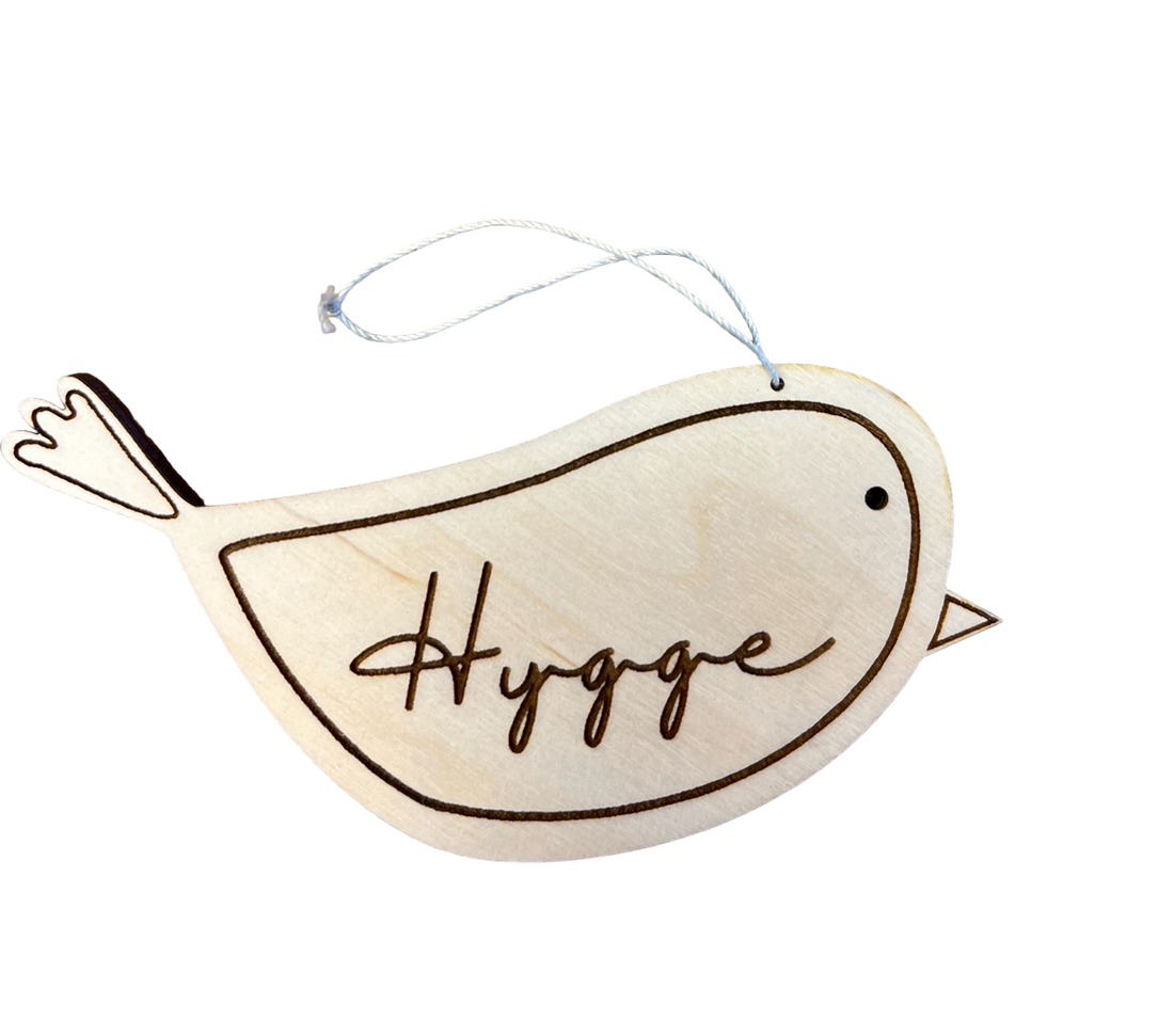 Holz Anhänger Hygge Geschenkanhänger Baumschmuck