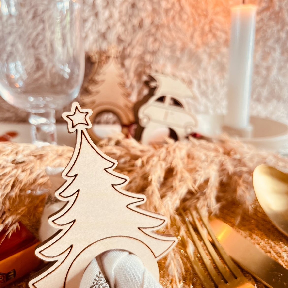 Holz Design Serviettenringe