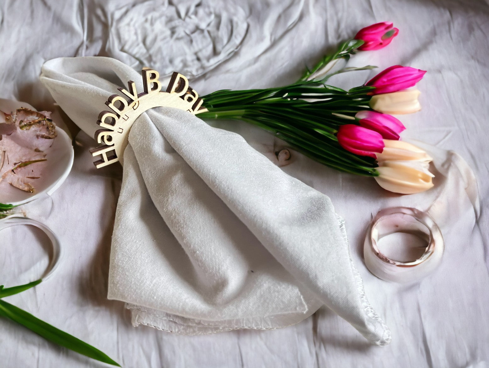 Holz Design Serviettenringe