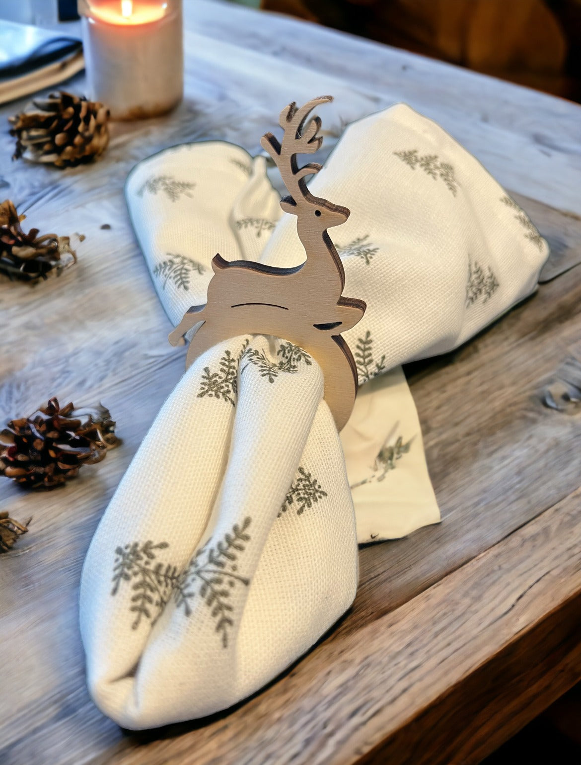 Holz Design Serviettenringe