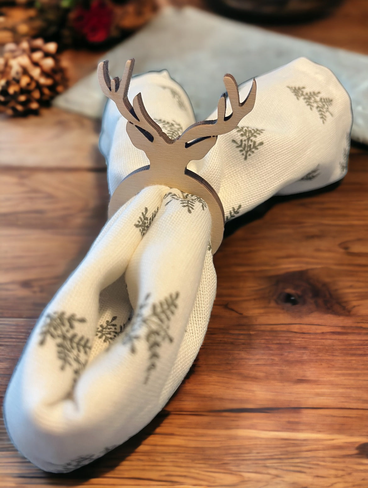 Holz Design Serviettenringe