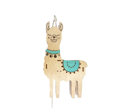 Holz Design Wandlampe Summer/ Lama, Kaktus, Flamingo