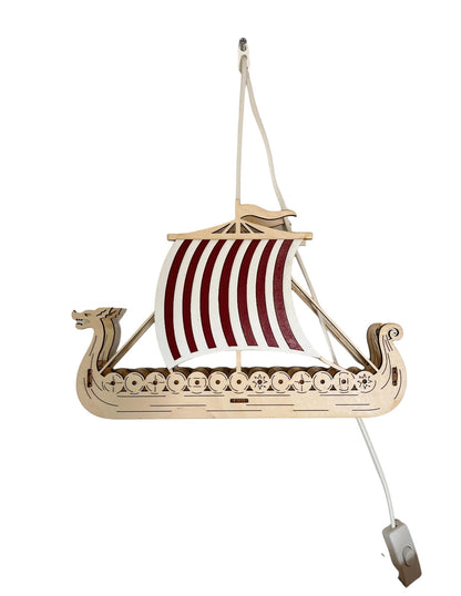 Wandlampe Nordmann Helm Harald, Schiff Sven, Schild Erik