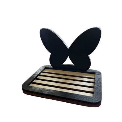 Seifenschale feste Seife – skandinavisches Design - Schmetterling | Træmore